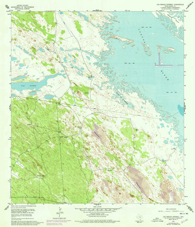 United States Geological Survey Los Amigos Windmill, TX (1956, 24000-Scale) digital map