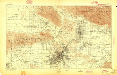 United States Geological Survey Los Angeles, CA (1894, 62500-Scale) digital map