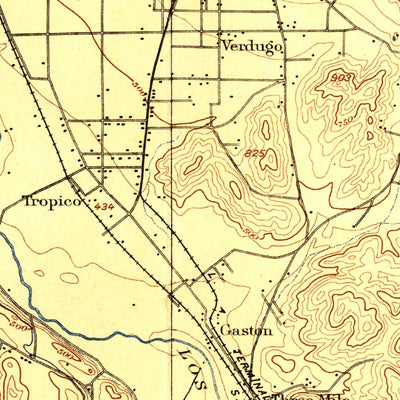 United States Geological Survey Los Angeles, CA (1894, 62500-Scale) digital map