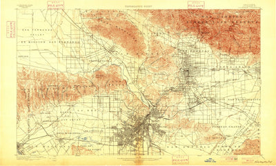 United States Geological Survey Los Angeles, CA (1900, 62500-Scale) digital map