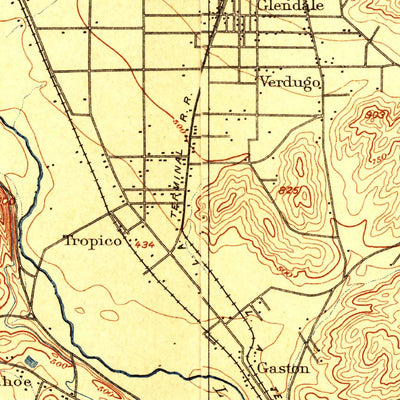 United States Geological Survey Los Angeles, CA (1900, 62500-Scale) digital map
