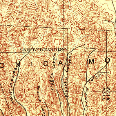 United States Geological Survey Los Angeles, CA (1900, 62500-Scale) digital map