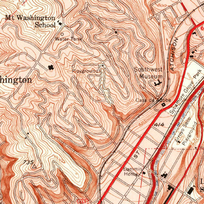 United States Geological Survey Los Angeles, CA (1953, 24000-Scale) digital map
