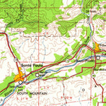 United States Geological Survey Los Angeles, CA (1959, 250000-Scale) digital map