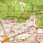 United States Geological Survey Los Angeles, CA (1966, 250000-Scale) digital map