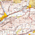 United States Geological Survey Los Angeles, CA (1975, 250000-Scale) digital map