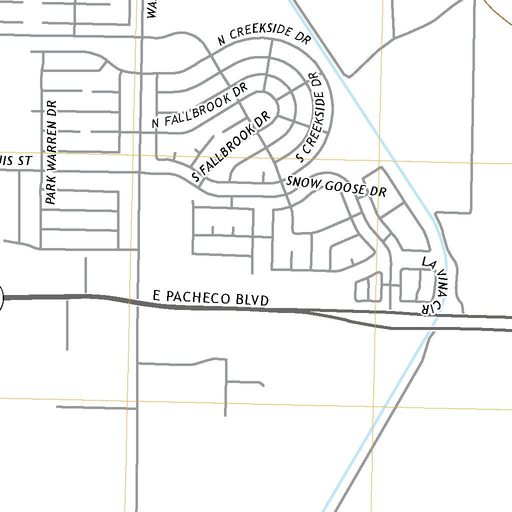 Los Banos, CA (2021, 24000-Scale) Map by United States Geological ...