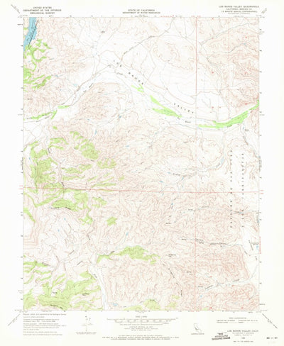 United States Geological Survey Los Banos Valley, CA (1969, 24000-Scale) digital map
