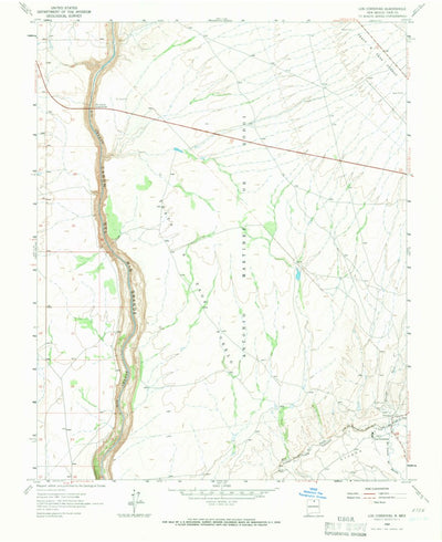 United States Geological Survey Los Cordovas, NM (1964, 24000-Scale) digital map
