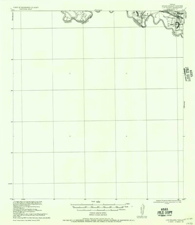 United States Geological Survey Los Ebanos, TX (1956, 62500-Scale) digital map