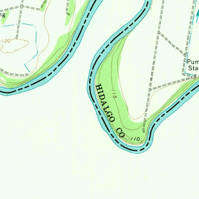 United States Geological Survey Los Ebanos, TX (1965, 24000-Scale) digital map