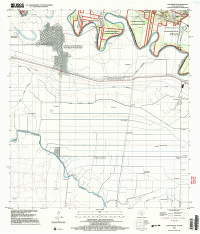 United States Geological Survey Los Ebanos, TX (2002, 24000-Scale) digital map