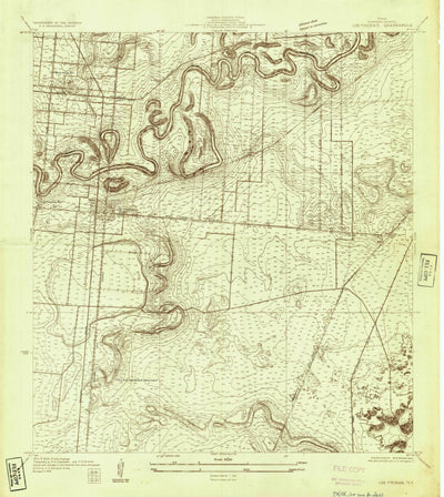 United States Geological Survey Los Fresnos, TX (1930, 24000-Scale) digital map
