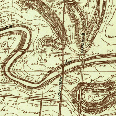 United States Geological Survey Los Fresnos, TX (1930, 24000-Scale) digital map