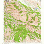 United States Geological Survey Los Gatos, CA (1940, 62500-Scale) digital map