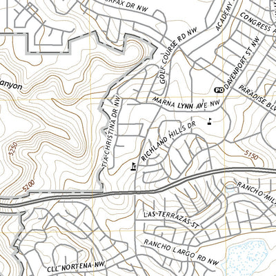 United States Geological Survey Los Griegos, NM (2020, 24000-Scale) digital map