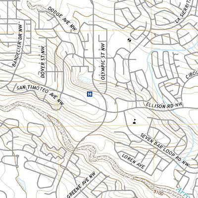 United States Geological Survey Los Griegos, NM (2020, 24000-Scale) digital map