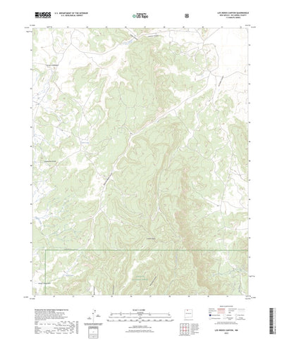United States Geological Survey Los Indios Canyon, NM (2023, 24000-Scale) digital map