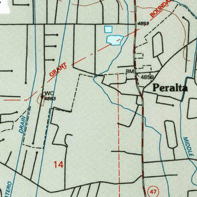 United States Geological Survey Los Lunas, NM (1991, 24000-Scale) digital map