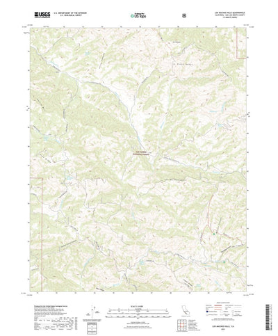United States Geological Survey Los Machos Hills, CA (2021, 24000-Scale) digital map