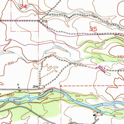 United States Geological Survey Los Molinos, CA (1952, 24000-Scale) digital map