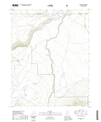 United States Geological Survey Los Pinos, NM (2023, 24000-Scale) digital map