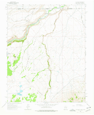United States Geological Survey Los Pinos, NM-CO (1963, 24000-Scale) digital map
