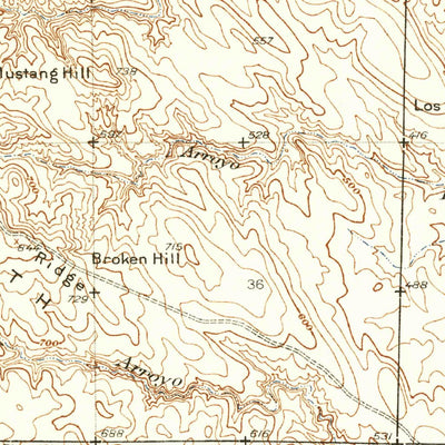 United States Geological Survey Los Viejos, CA (1934, 31680-Scale) digital map