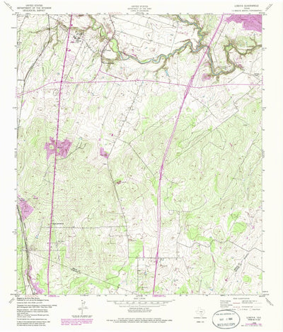 United States Geological Survey Losoya, TX (1958, 24000-Scale) digital map