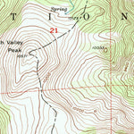 United States Geological Survey Lost Cannon Peak, CA (1954, 24000-Scale) digital map
