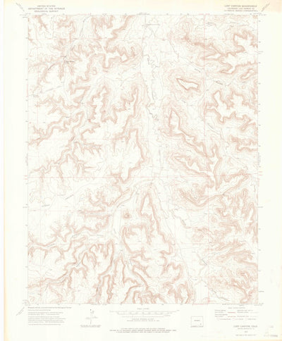 United States Geological Survey Lost Canyon, CO (1972, 24000-Scale) digital map