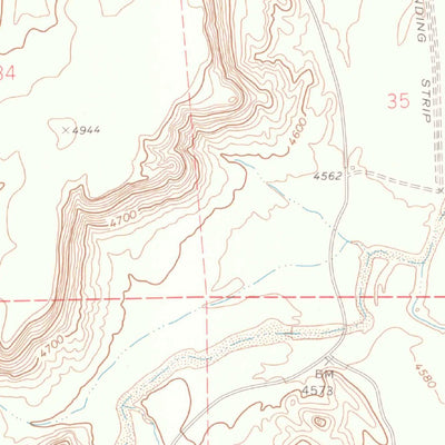 United States Geological Survey Lost Canyon, CO (1972, 24000-Scale) digital map