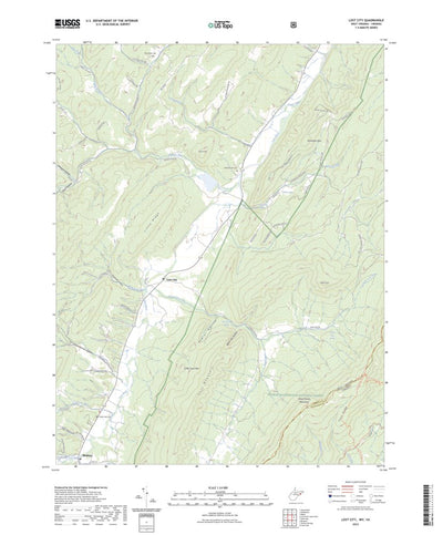 United States Geological Survey Lost City, WV (2023, 24000-Scale) digital map
