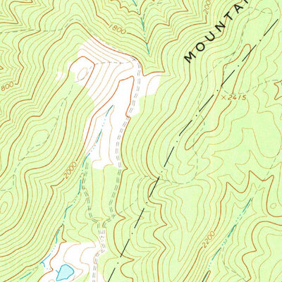 United States Geological Survey Lost City, WV-VA (1966, 24000-Scale) digital map