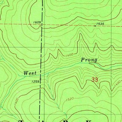 United States Geological Survey Lost Corner, AR (1980, 24000-Scale) digital map