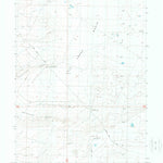 United States Geological Survey Lost Creek Butte NW, WY (1989, 24000-Scale) digital map