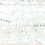 United States Geological Survey Lost Creek Butte NW, WY (1989, 24000-Scale) digital map