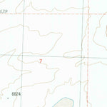United States Geological Survey Lost Creek Butte SW, WY (1989, 24000-Scale) digital map