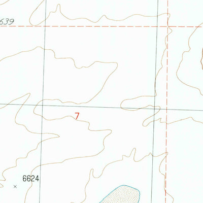 United States Geological Survey Lost Creek Butte SW, WY (1989, 24000-Scale) digital map