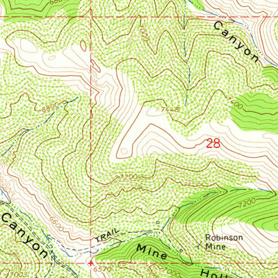 United States Geological Survey Lost Creek Dam, UT (1964, 24000-Scale) digital map
