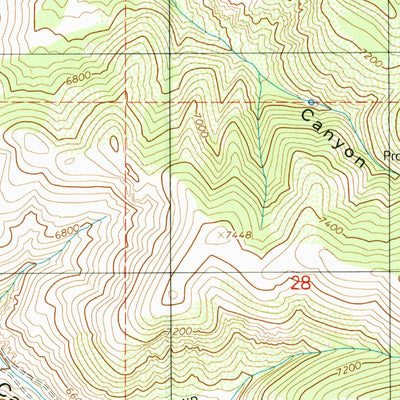 United States Geological Survey Lost Creek Dam, UT (1991, 24000-Scale) digital map