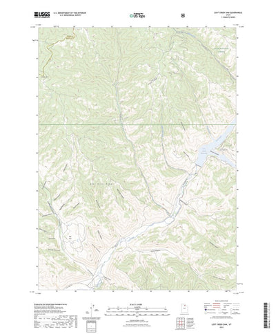 United States Geological Survey Lost Creek Dam, UT (2023, 24000-Scale) digital map