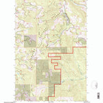 United States Geological Survey Lost Creek Divide, MT (1990, 24000-Scale) digital map
