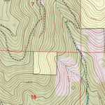 United States Geological Survey Lost Creek Divide, MT (1990, 24000-Scale) digital map