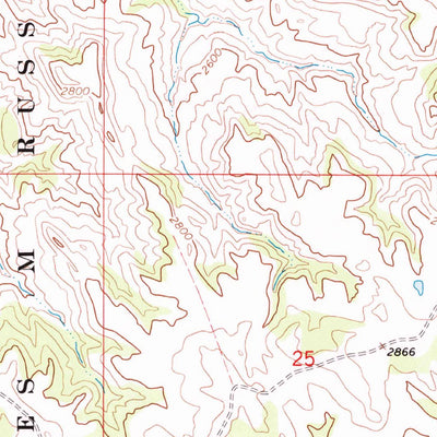United States Geological Survey Lost Creek, MT (1965, 24000-Scale) digital map