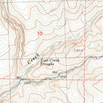 United States Geological Survey Lost Creek Pass, NV (1980, 24000-Scale) digital map