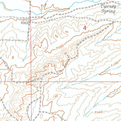 United States Geological Survey Lost Creek Reservoir, WY (1961, 24000-Scale) digital map