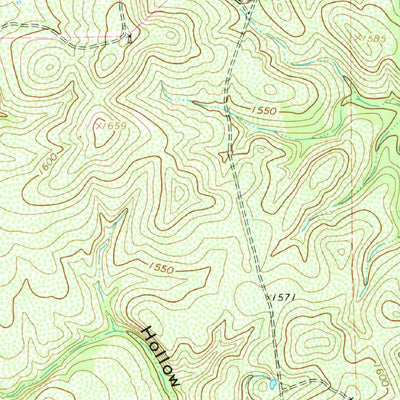 United States Geological Survey Lost Creek, TX (1963, 24000-Scale) digital map