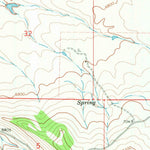 United States Geological Survey Lost Creek, WY (1967, 24000-Scale) digital map