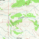 United States Geological Survey Lost Creek, WY (1967, 24000-Scale) digital map